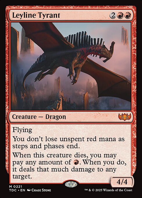 Leyline Tyrant - Commander: Tarkir: Dragonstorm