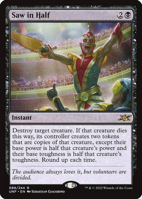 Saw in Half (Foil) - Unfinity