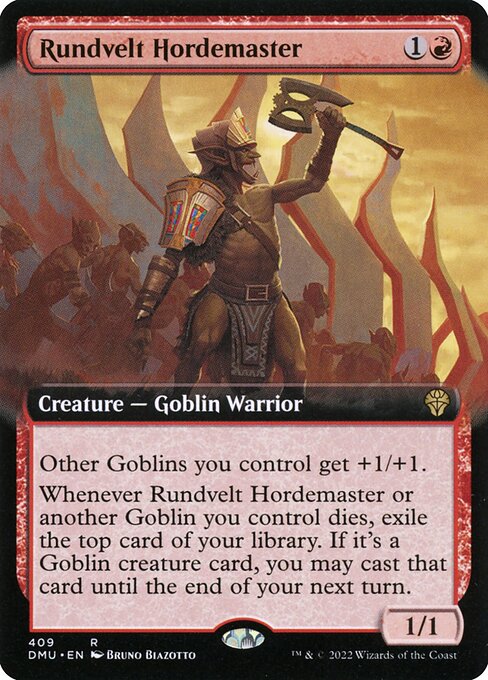 Rundvelt Hordemaster (Extended Art) (Foil) - Dominaria United