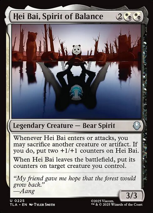 Hei Bai, Spirit of Balance (Foil) - Avatar: The Last Airbender