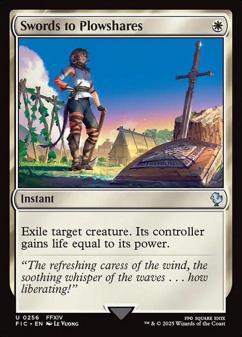 Swords to Plowshares - Commander: FINAL FANTASY