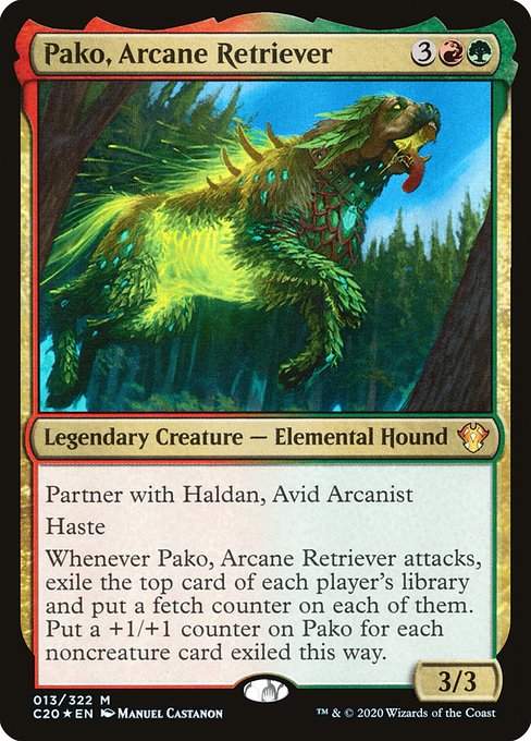 Pako, Arcane Retriever (Foil) - Commander 2020