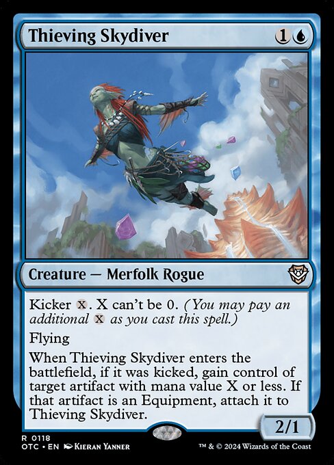 Thieving Skydiver - Commander: Outlaws of Thunder Junction