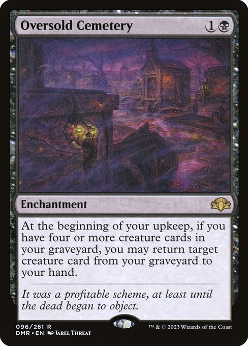 Oversold Cemetery (Foil) - Dominaria Remastered