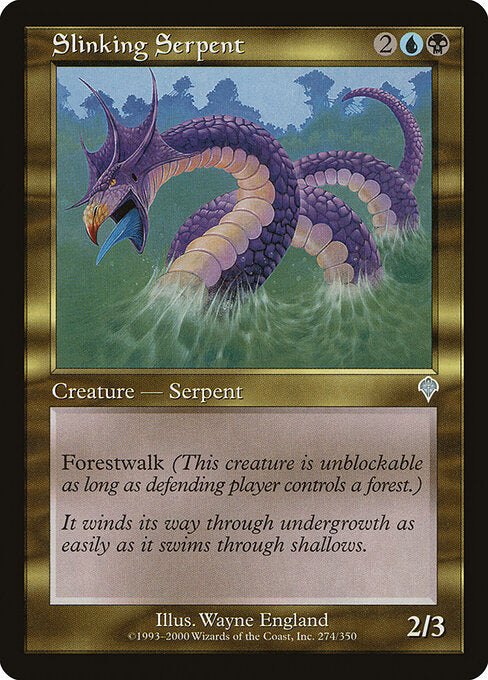 Slinking Serpent (Foil) - Invasion