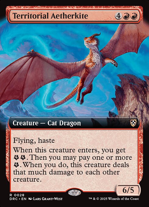 Territorial Aetherkite (Extended Art) - Commander: Aetherdrift
