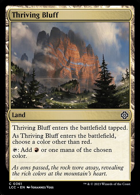 Thriving Bluff - Commander: The Lost Caverns of Ixalan