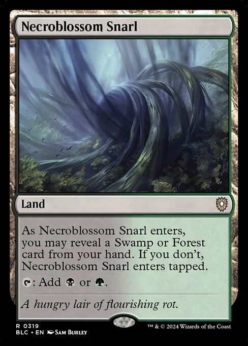 Necroblossom Snarl - Commander: Bloomburrow