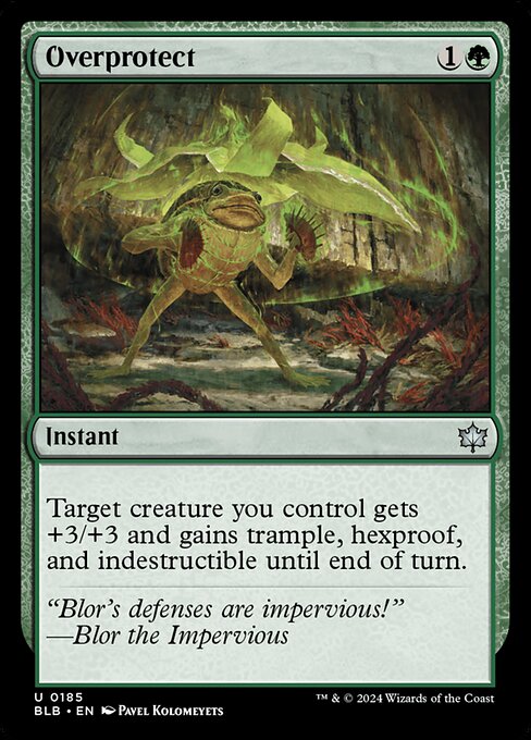 Overprotect (Foil) - Bloomburrow