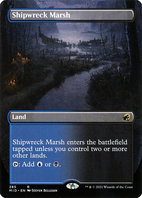Shipwreck Marsh (Borderless) - Innistrad: Midnight Hunt