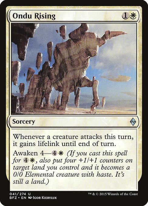 Ondu Rising - Battle for Zendikar