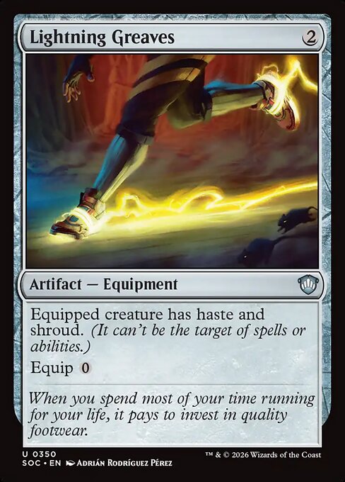 Lightning Greaves - Commander: Secrets of Strixhaven