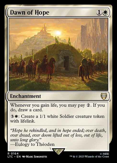 Dawn of Hope - Commander: The Lord of the Rings: Tales of Middle-earth