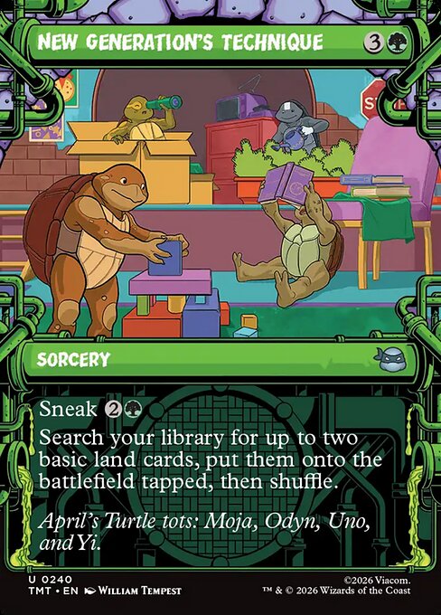 New Generation's Technique (Showcase) - Teenage Mutant Ninja Turtles