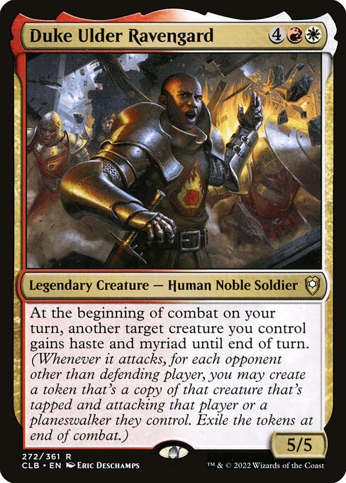 Duke Ulder Ravengard (Showcase) - Commander Legends: Battle for Baldur's Gate