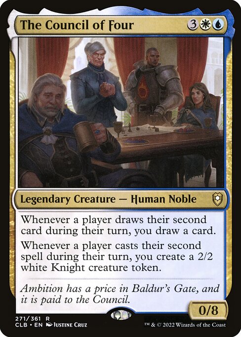 The Council of Four (Foil) - Commander Legends: Battle for Baldur's Gate
