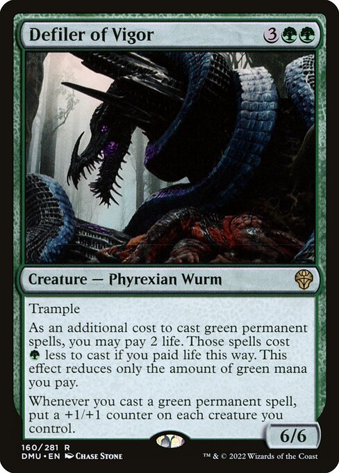 Defiler of Vigor (Foil) - Dominaria United