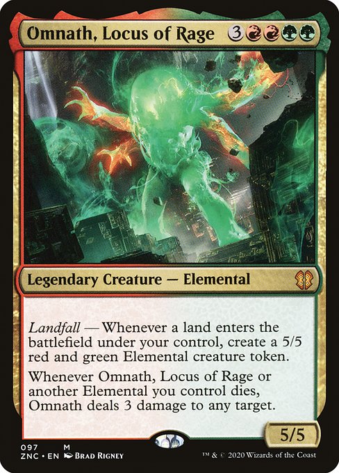 Omnath, Locus of Rage - Commander: Zendikar Rising