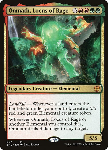 Omnath, Locus of Rage - Commander: Zendikar Rising