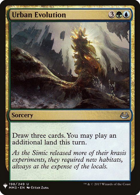 Urban Evolution - The List Reprints