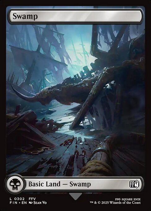 Swamp (0302) (Foil) - FINAL FANTASY