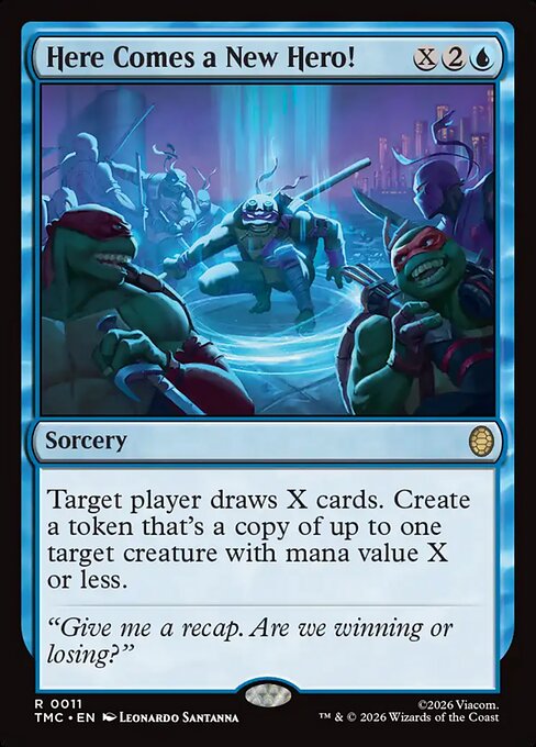 Here Comes a New Hero! (Surge Foil) - Commander: Teenage Mutant Ninja Turtles