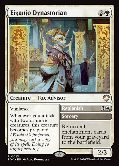 Eiganjo Dynastorian - Commander: Secrets of Strixhaven