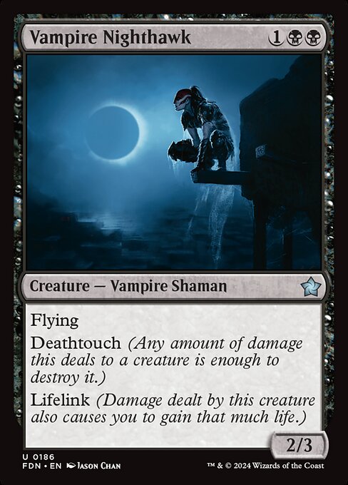 Vampire Nighthawk (0186) (Foil) - Foundations