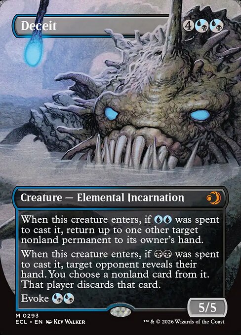 Deceit (Borderless) - Lorwyn Eclipsed