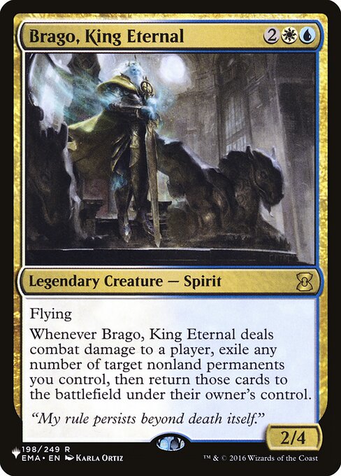 Brago, King Eternal - The List Reprints