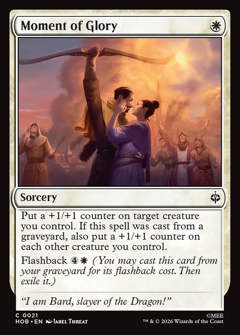 Moment of Glory (Foil) - The Hobbit