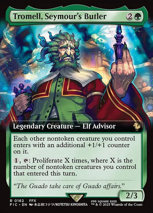 Tromell, Seymour's Butler (Extended Art) - Commander: FINAL FANTASY