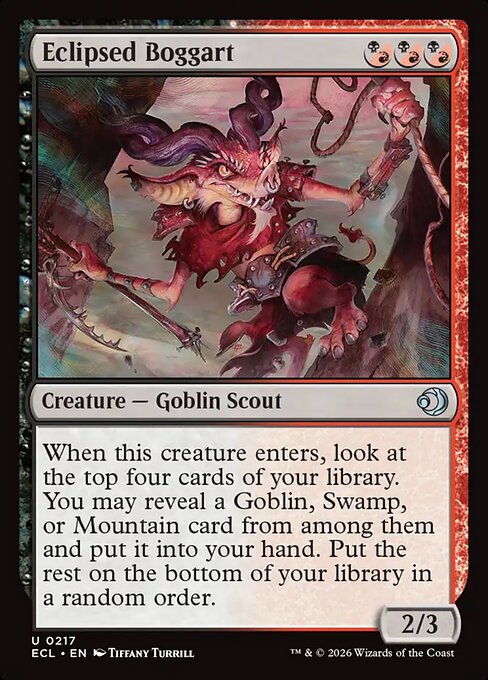 Eclipsed Boggart - Lorwyn Eclipsed