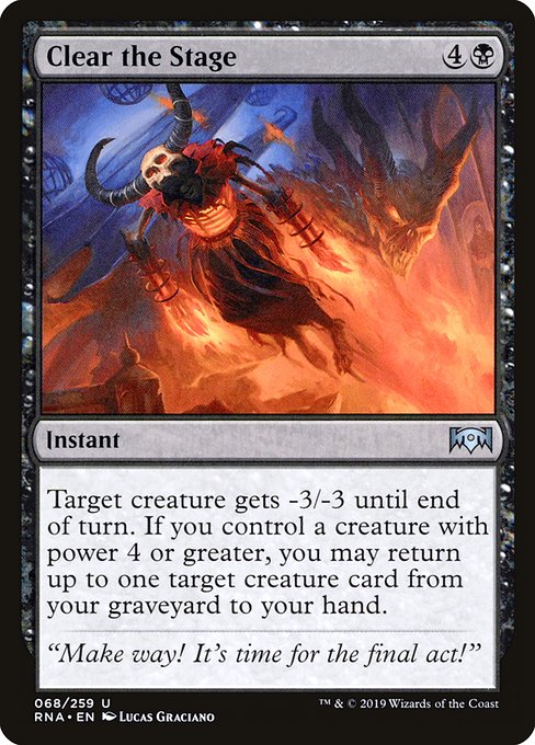 Clear the Stage - Ravnica Allegiance