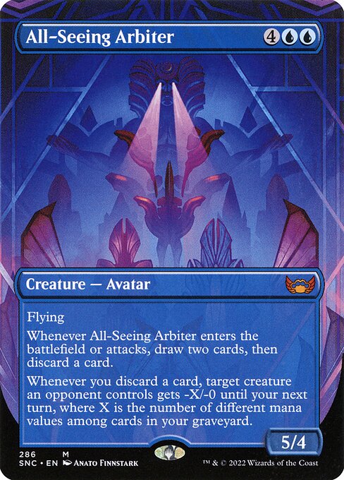 All-Seeing Arbiter (Borderless) (Foil) - Streets of New Capenna