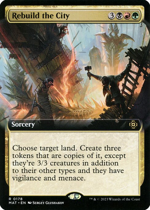 Rebuild the City (Extended Art) - March of the Machine: The Aftermath