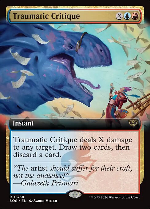 Traumatic Critique (Extended Art) - Secrets of Strixhaven