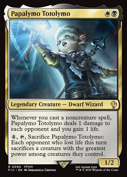 Papalymo Totolymo - Commander: FINAL FANTASY