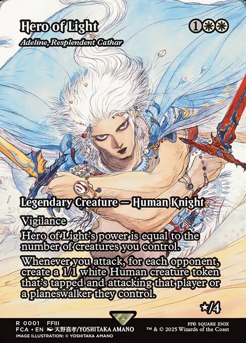 Hero of Light - Adeline, Resplendent Cathar (Showcase) - FINAL FANTASY: Through the Ages