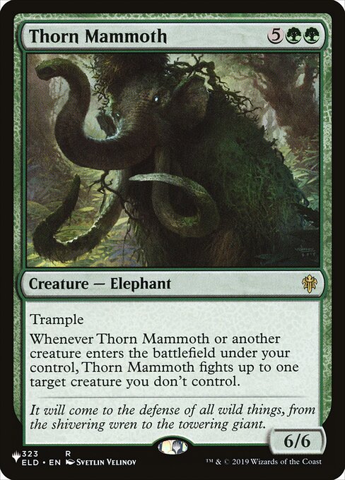 Thorn Mammoth - The List Reprints