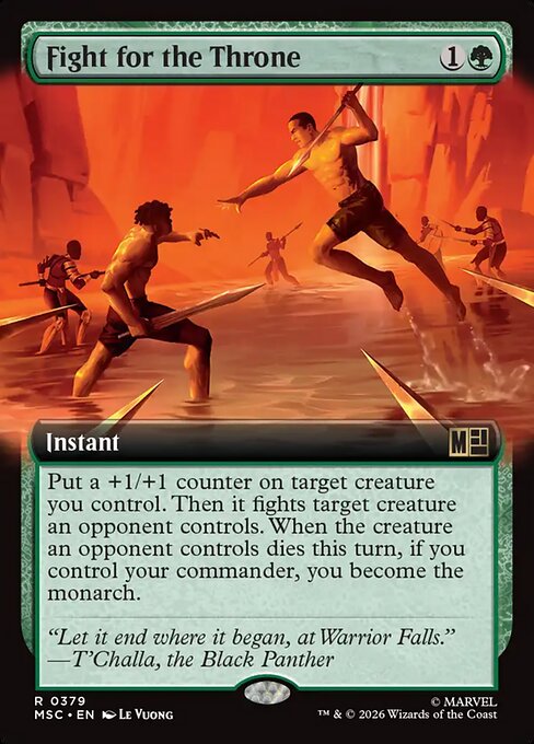 Fight for the Throne (Extended Art) - Commander: Marvel Super Heroes