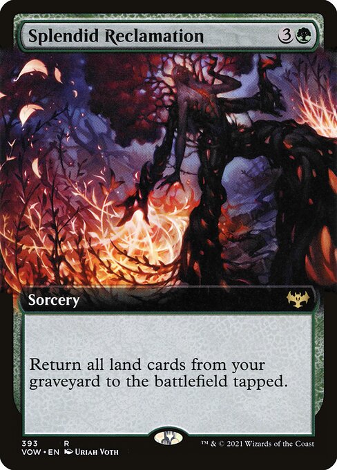 Splendid Reclamation (Extended Art) - Innistrad: Crimson Vow
