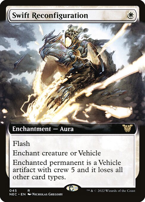 Swift Reconfiguration (Extended Art) - Commander: Kamigawa: Neon Dynasty