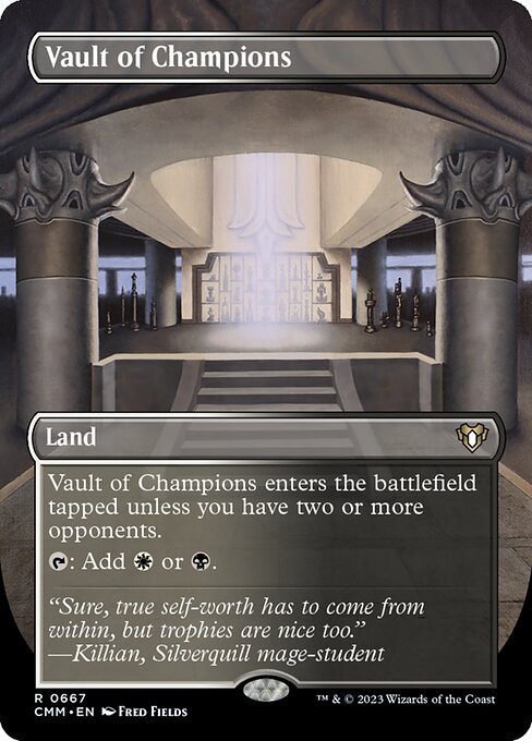 Vault of Champions (Borderless) - Commander Masters