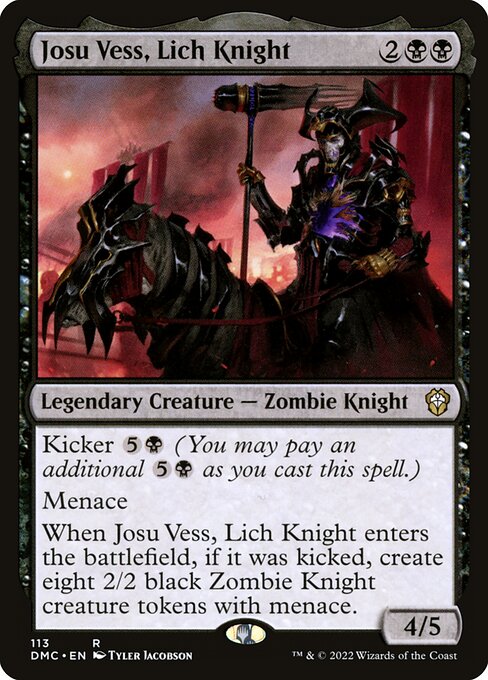 Josu Vess, Lich Knight - Commander: Dominaria United