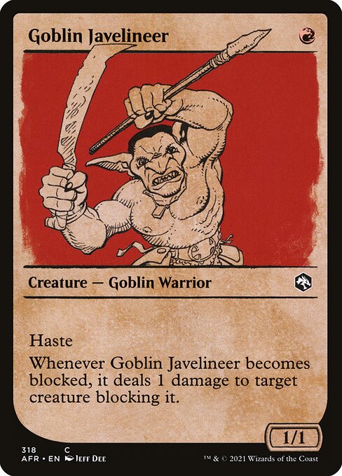 Goblin Javelineer (Showcase) - Adventures in the Forgotten Realms