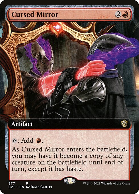 Cursed Mirror (Extended Art) - Commander 2021