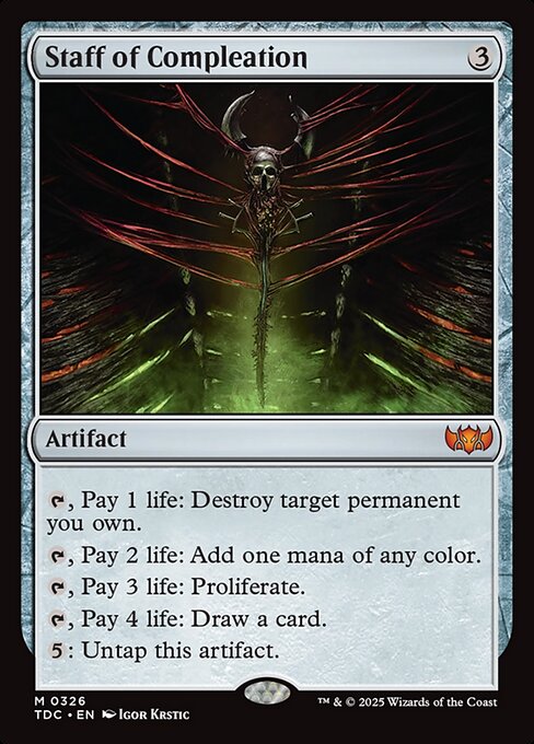 Staff of Compleation - Commander: Tarkir: Dragonstorm