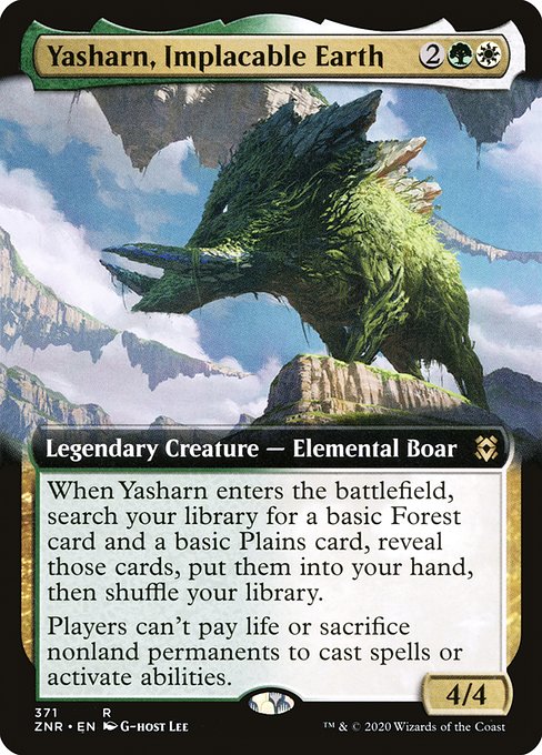 Yasharn, Implacable Earth (Extended Art) (Foil) - Zendikar Rising