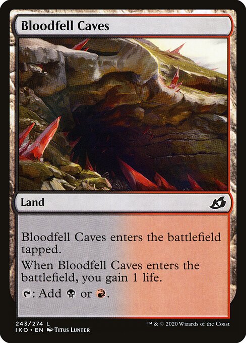 Bloodfell Caves (Foil) - Ikoria: Lair of Behemoths